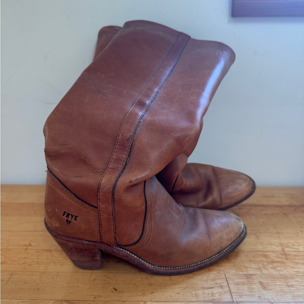 Frye Vintage Cowboy Boots Sz 7.5